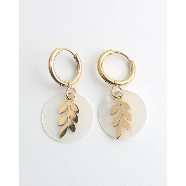 Boucles d'oreilles 'Safira' - Acier inoxydable