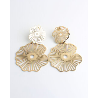 Boucles d'oreilles "Dalia" OR - acier inoxydable