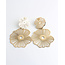 "Boucles d'oreilles Dalia OR - acier inoxydable