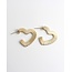 Boucles d'oreilles 'Yiva' OR - acier inoxydable