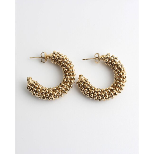 Boucles d'oreilles 'Eloise' OR - acier inoxydable