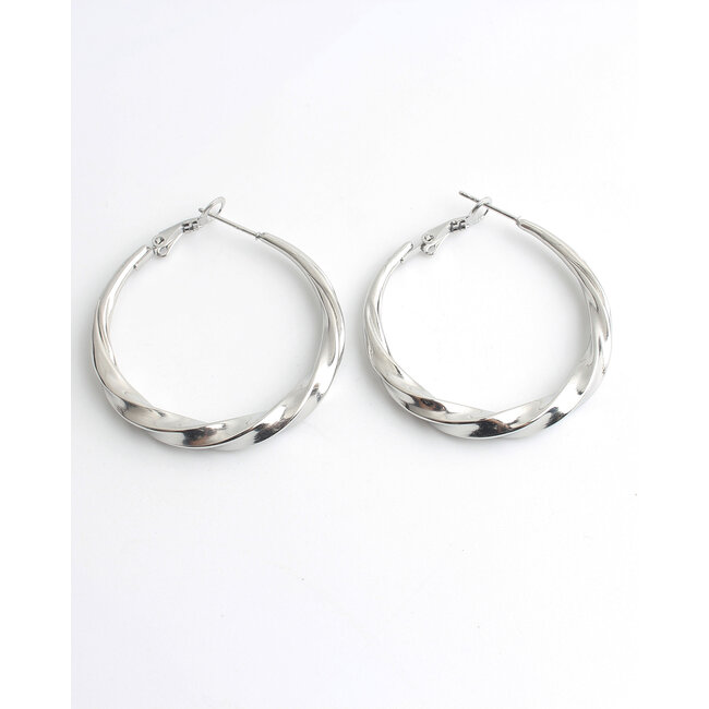 "Liv" earrings SILVER - Stainless steel