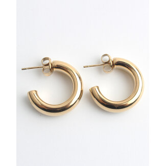 Boucles d'oreilles 'Kensi' OR - Acier inoxydable