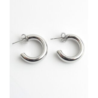 'Kensi' Earrings SILVER - Stainless steel