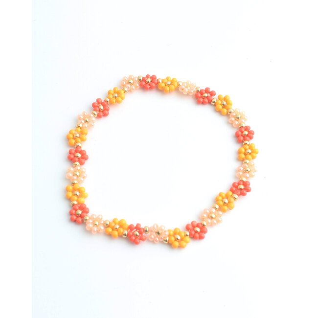 'Ivy' Bracelet Jaune/Orange - Acier Inoxydable