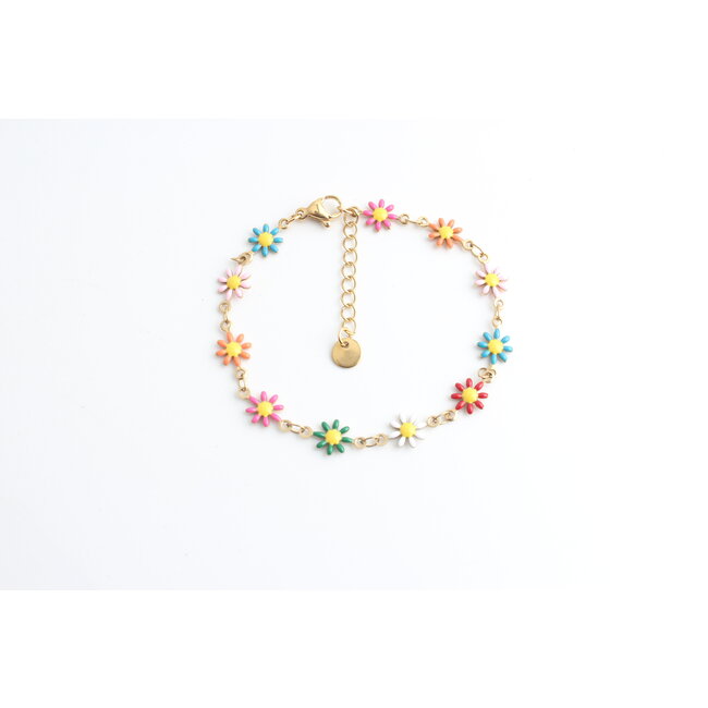 'Iris' Bracelet Multicolore - Acier Inoxydable