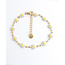 'Iris' Bracelet Blanc - Acier Inoxydable