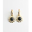 Boucles d'oreilles 'Harper' Noir - Acier inoxydable