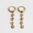 Boucles d'oreilles longues en or