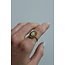 'Jennifer' Ring silver - Stainless steel (adjustable)