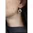 Boucles d'oreilles 'Harper' Noir - Acier inoxydable