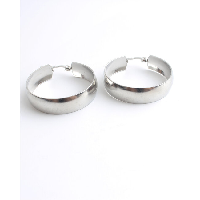 'Lyra' Earrings Silver - Stainless steel