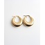 'Dita' Earrings Gold - Stainless steel