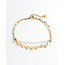 'Shelly' Bracelet Blanc - Acier inoxydable