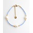 'Femi' Bracelet Bleu - Acier inoxydable