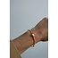 'Femi' Bracelet Orange - Acier inoxydable