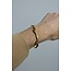 'Waves' Pulsera Oro - Acero inoxidable