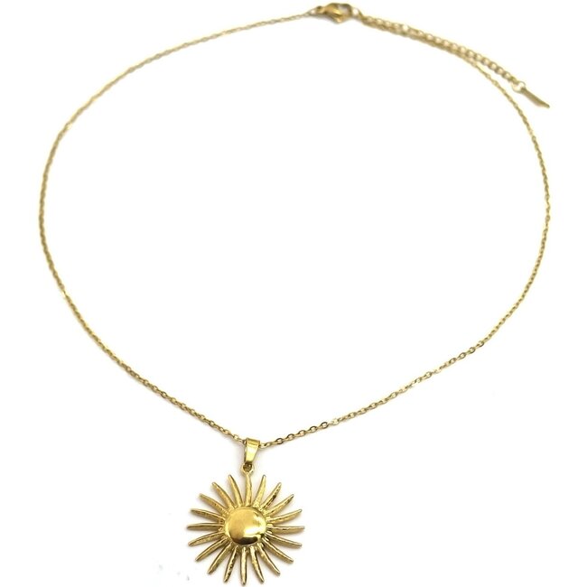 'Solara' ketting goud - Stainless steel