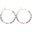 ' Maui' Boucles d'oreilles MULTICOLOR - Acier inoxydable