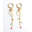 Boucles d'oreilles 'Lisse' OR - Acier inoxydable