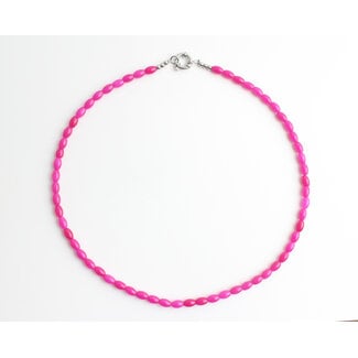 Collier 'Bay' ROSE ARGENT - Acier inoxydable