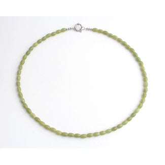 Collier 'Bay' VERT ARGENT - Acier inoxydable