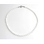 Collier "Bay" BLANC ARGENT - Acier inoxydable