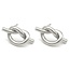 'Syra' studs ZILVER - Stainless steel