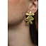 'Flores' Boucles d'oreilles OR - Acier inoxydable