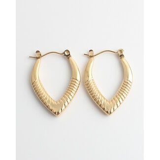 'Else' earrings GOLD - Stainless steel