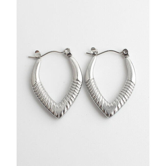 'Else' earrings SILVER - Stainless steel