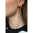 Pendientes 'Chique hearts' ORO - Acero inoxidable