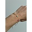 Pulsera 'Rainbow star' ORO - Acero inoxidable