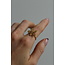 'Florally' Ring GOLD - Stainless steel