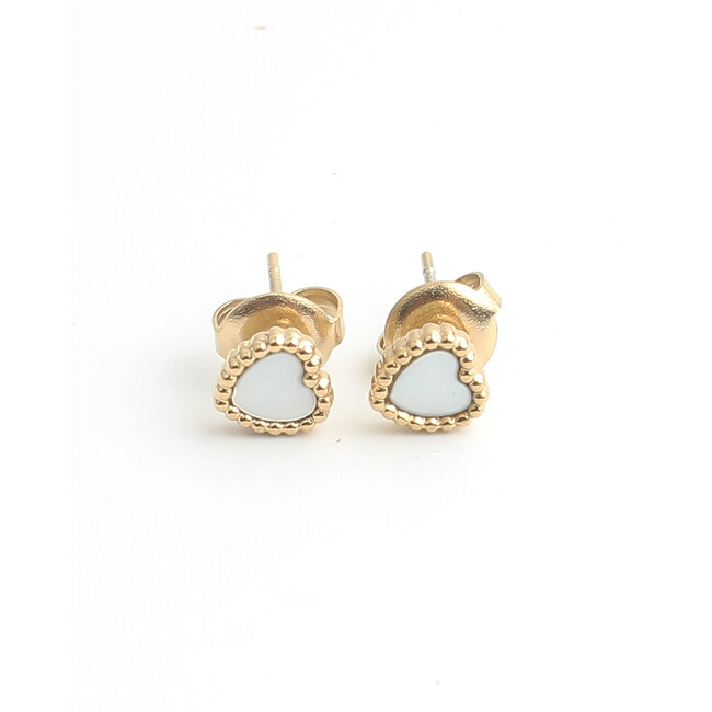 Pendientes 'Mirte' ORO - Acero inoxidable