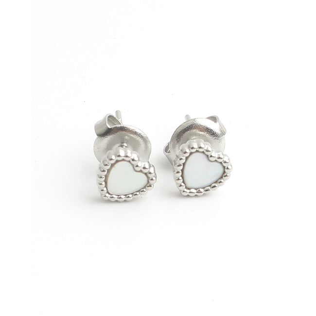 'Mirte' earrings SILVER - Stainless steel