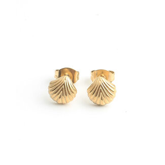 'Enora' studs GOUD - Stainless steel