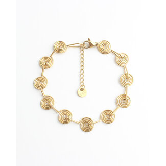 'Jyra' Bracelet GOLD - Stainless steel