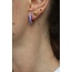 Boucles d'oreilles "Happy Times" VIOLET - Acier inoxydable