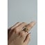 'Elio' ring GOUD - Stainless steel (verstelbaar)