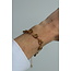 Bracelet 'Jyra' OR - Acier inoxydable