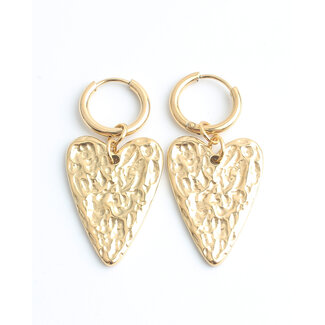 'Maeve' earrings GOLD - Stainless steel