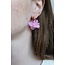 Boucles d'oreilles 'Straya' ROSES - Acier inoxydable