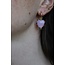 'Maia' Boucles d'oreilles ROSES - Acier inoxydable