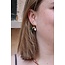 Boucles d'oreilles 'Maia' VERTES - Acier inoxydable