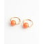 "Aya" Earring Orange - Stainless steel