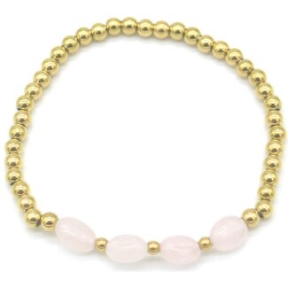 Bracelet  'Indi' ROSE - Acier inoxydable