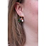 Boucles d'oreilles 'Maia' VERTES - Acier inoxydable