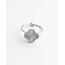 "Rosie" ANILLO PLATA - Acero inoxidable (Ajustable)