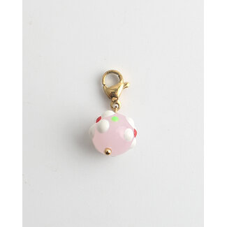 Design your own collectie  - Notbranded Charm - Dot Pink flower